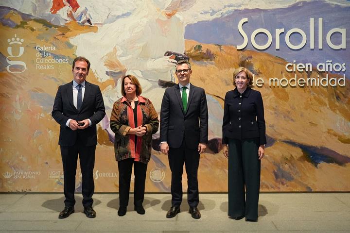 Inauguración de la exposición «Sorolla. Cien años de modernidad»